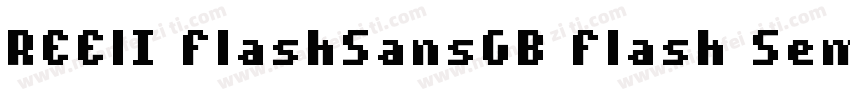 REElI FlashSansGB Flash SemiBold字体转换
